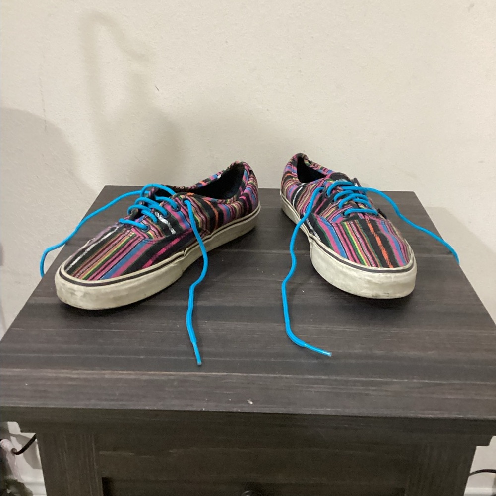 VINTAGE VANS Multicolor Striped Sneakers